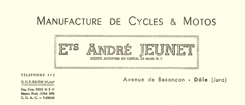 Cycles Jeunet, Dole.