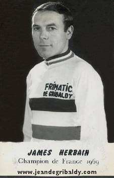 James HERBAIN, champion de France Cyclocross 1969